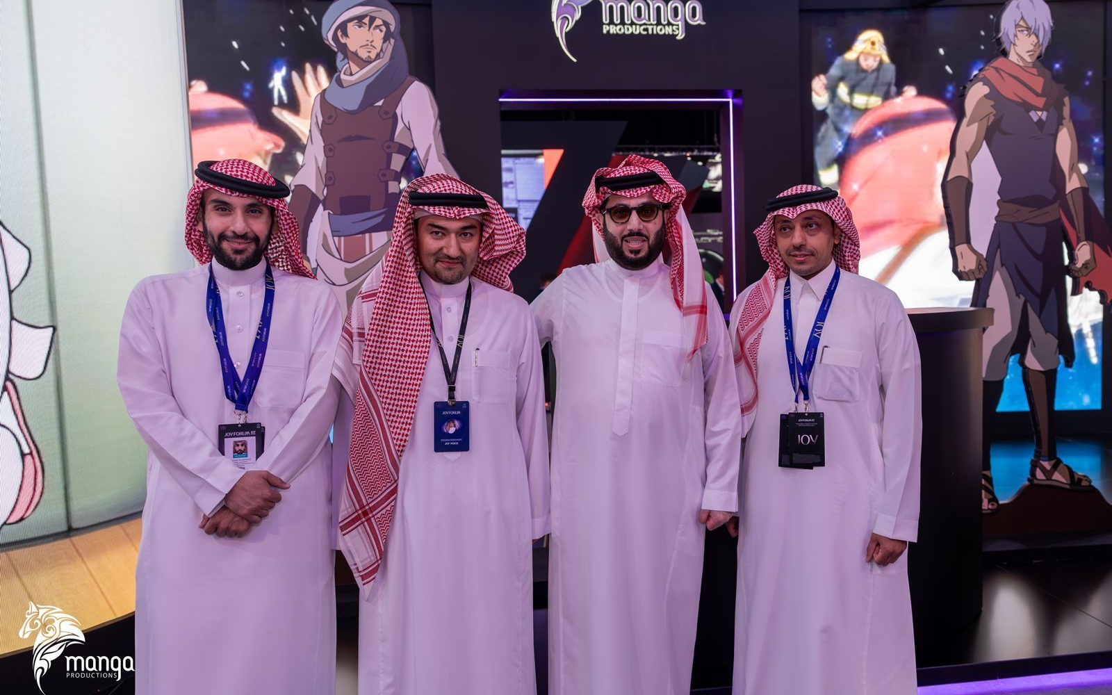 Essam Bukhary with GEA Chairman Turki Al Al-Sheikh at Joy Forum 2025.